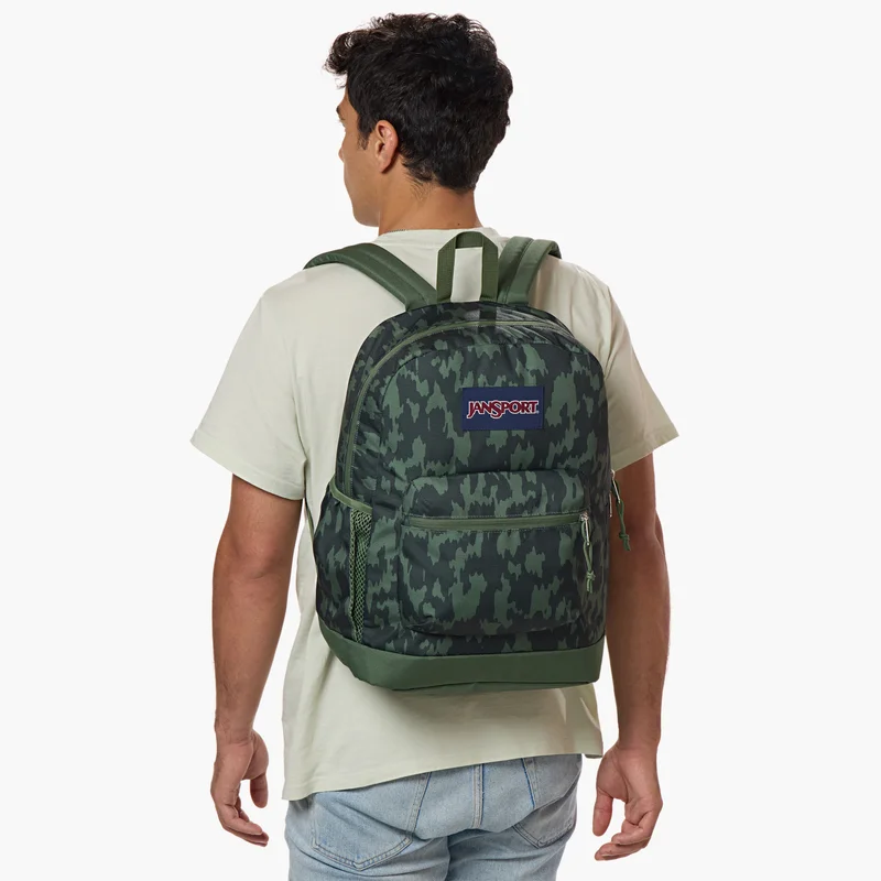 جان سبورت CrossTownPlus-1Cmprt-Backpack-WithLaptopCmprt-PolyesterCamoIllusion14X32X42